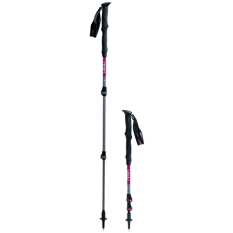 Image of Aluminium hiking poles Lacal Stick Light Rose Unisex 125 cm