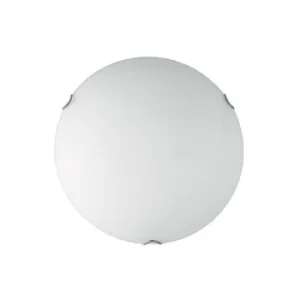 Image of Fan Europe OBLO 4 Light Flush Ceiling Light White 50cm