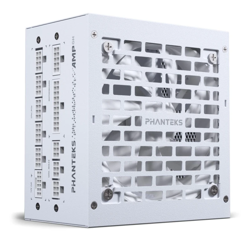 Image of Phanteks AMP GH 750W 80+ Gold ATX Modular Power Supply - White - PH-P750GH_WT01_UK