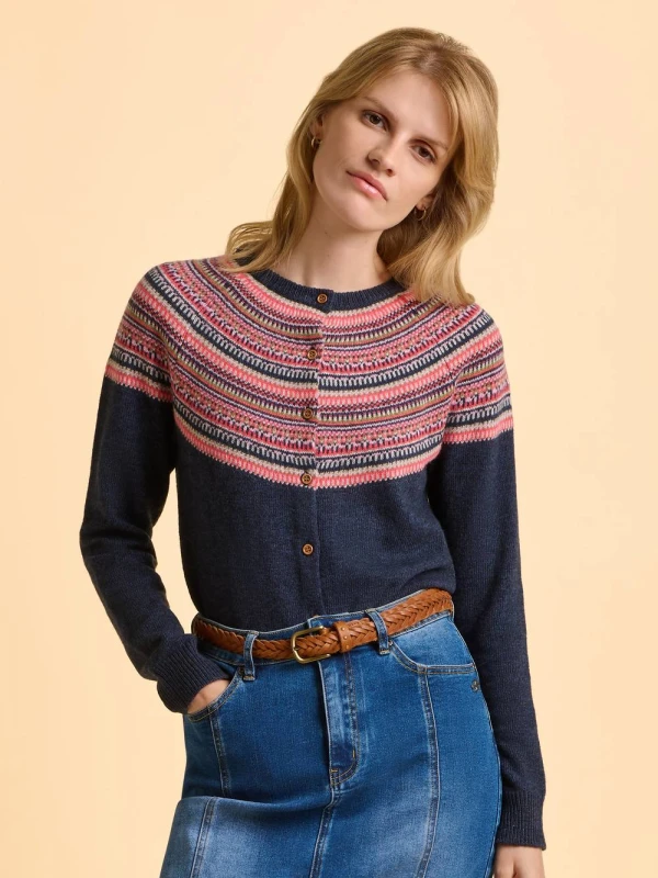 Image of Brakeburn Deepwater Cardigan Cardigans UK 08 Blue 33562118000