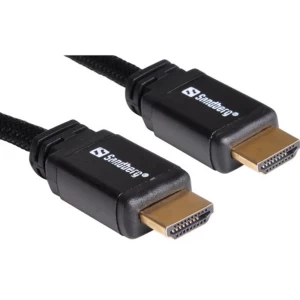 Image of Sandberg HDMI 2.0 Cable, 1 Metre, Ultra High Speed, 4K Res, 5 Year Warranty