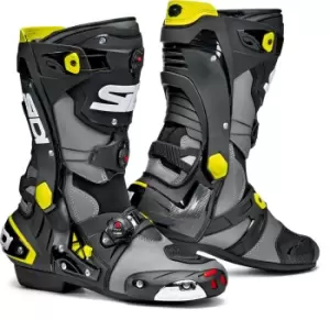 Image of Sidi Rex Motorcycle Boots, grey-yellow, Size 41, grey-yellow, Size 41