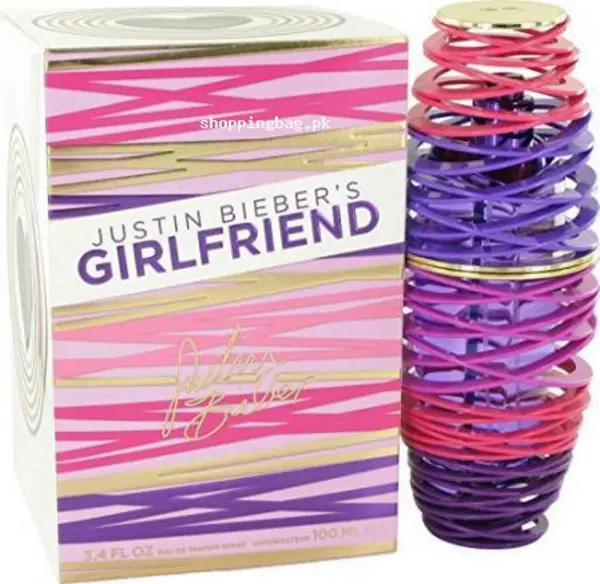 Image of Justin Bieber Girlfriend Eau de Parfum For Her 100ml