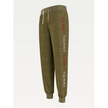 Image of Tommy Bodywear Logo Track Pants - Army Green RBN