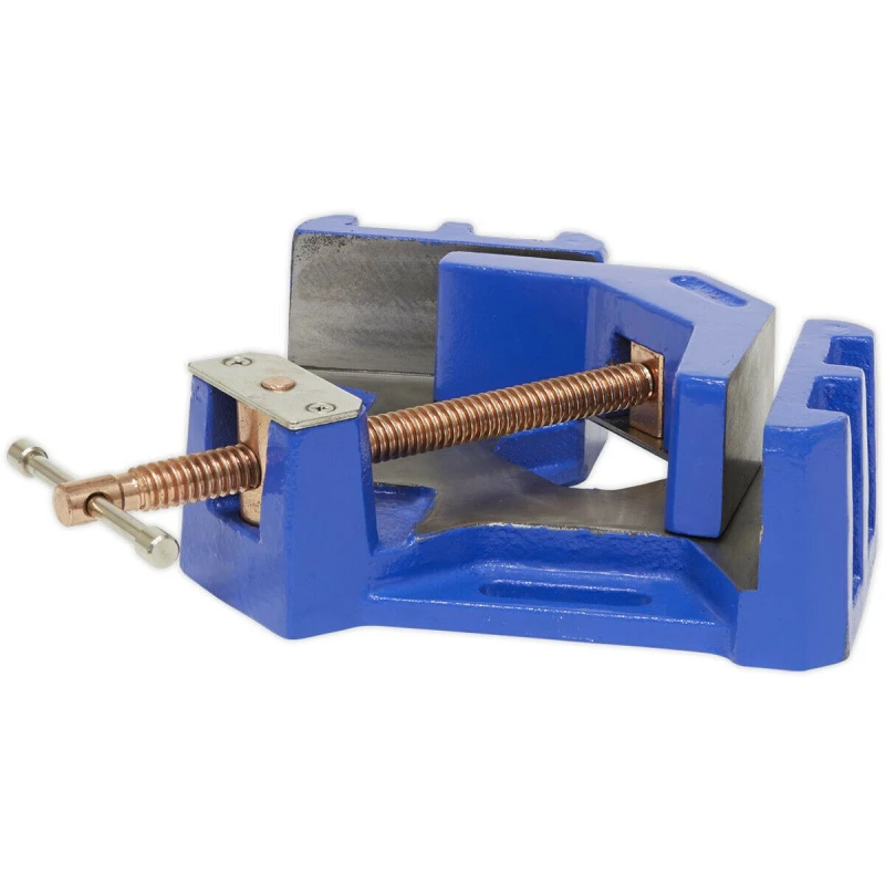 Image of Loops 215mm Welding Vice - Self-Centring Swivel Jaw - 90 Degree Angle Welding Aid Multi