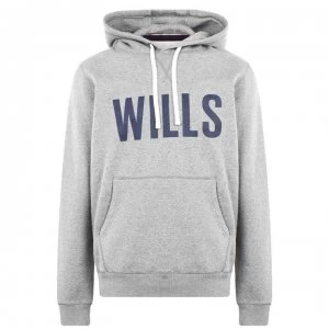 Image of Jack Wills Stokeford Graphic Hoodie - Grey Marl
