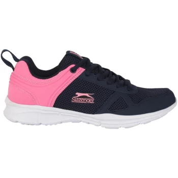 Image of Slazenger Force Mesh Running Shoes Ladies - Navy/Coral