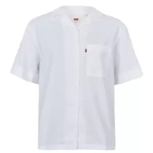 Image of Levis Ari Short Sleeve Resort Shirt - White