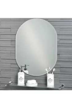 Image of 'Lincoln' Oval Mirror Small 60cm x 45cm