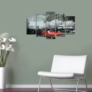 Image of 5PMX-013 Multicolor Decorative MDF Painting (5 Pieces)