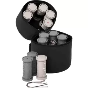 Image of Nicky Clarke NHS006 Classic Compact Rollers - Black