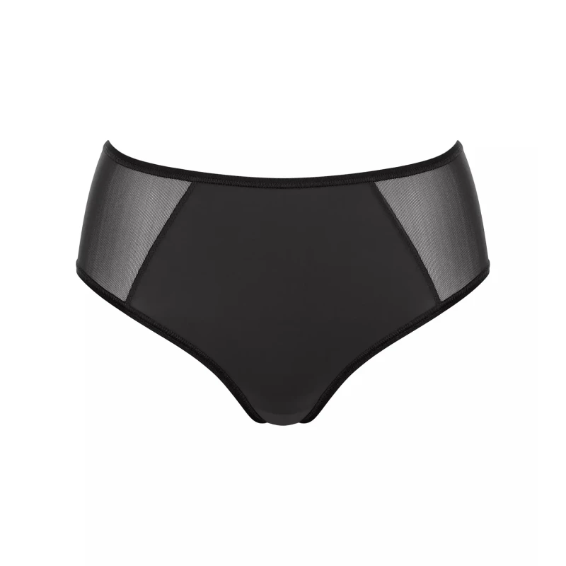 Image of Sloggi Soft Adapt Full Knickers with High Waist Black Women XS