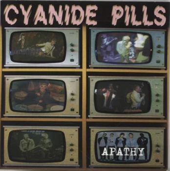 Image of Cyanide Pills Apathy - Grey Vinyl 2013 UK 7" vinyl DAMGOOD421