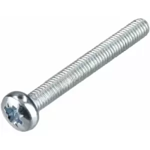 Image of R-tech - 337039 Pozi Pan Head Machine Screws bzp M3 25mm - Pack Of 100