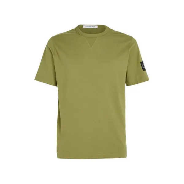 Image of Calvin Klein Jeans Badge T-Shirt - Green M