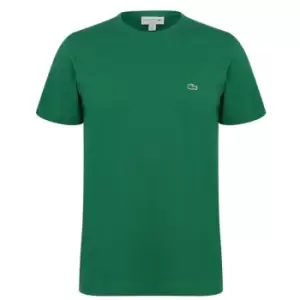 Image of Lacoste Logo Short Sleeve T Shirt - Green