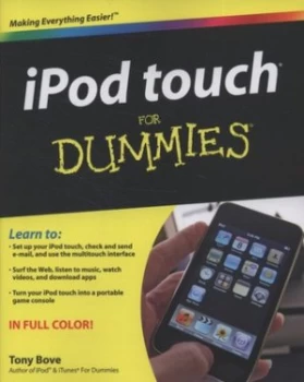 Image of Ipod Touch for Dummies by Tony Bove Paperback