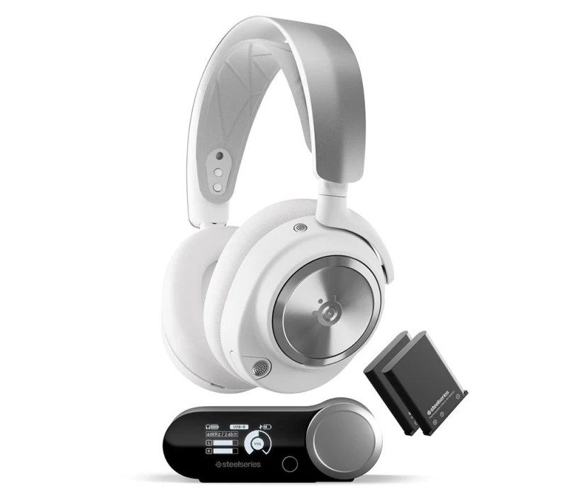 Image of SteelSeries Arctis Nova Pro Wireless Gaming Headset for PlayStation & PC - White 5707119058070