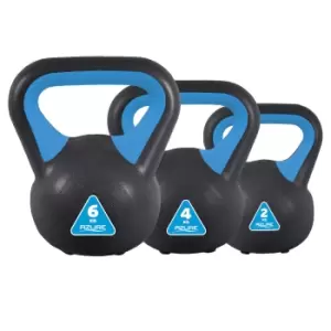 Image of Azure 12kg Family Kettlebell Training Set