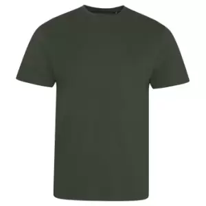 Image of Ecologie Mens Organic Cascades T-Shirt (M) (Olive Green)