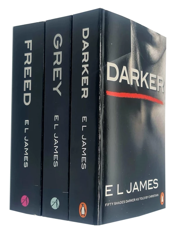 Image of Grey Darker Freed 3 Book Collection By E L James Romance Paperback Edition Large Print Available El James Books