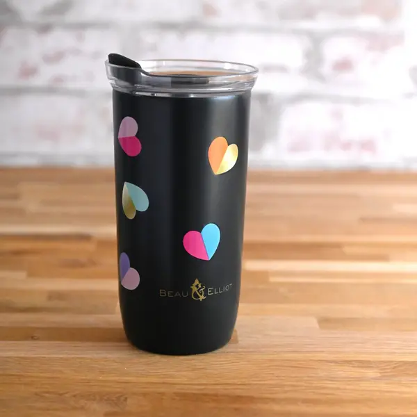 Image of Emily 350ml Vacuum Insulated Travel Mug Black