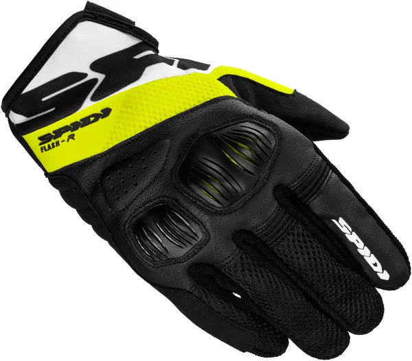 Image of Spidi Flash-R Evo Black Fluo Yellow Size M