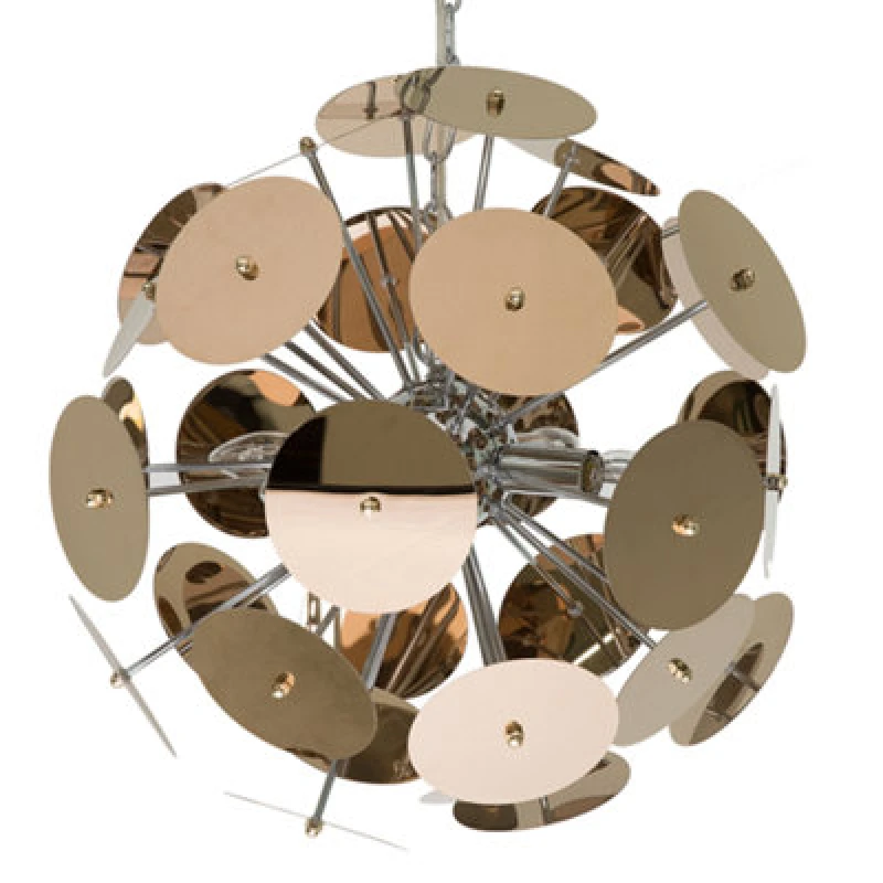 Image of Beliani Pendant Lamp Zambezi Metal Copper