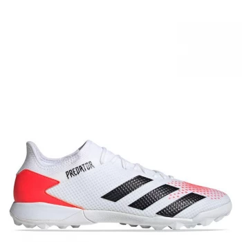 Image of adidas Predator 20.3 L Football Trainers Turf - White/PopOrange