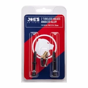 Image of Joe's No Flats 2 Tubeless 36mm French Valves Black