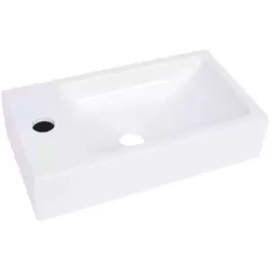Image of Vidaxl - Wash Basin 400x220x90 mm smc White White