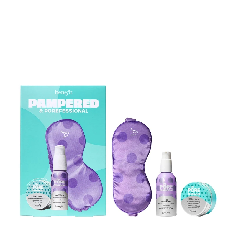 Image of Benefit Pampered & POREfessional Unwind Gift Set Worth 52 Pampered Pore female One Size