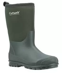 Image of Cotswold Hilly Wellington Boot - Green, Size 2 Older