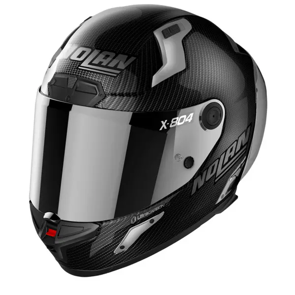 Image of Nolan X-804 RS Ultra Carbon Silver Edition 004 Full Face Helmet Size 2XL