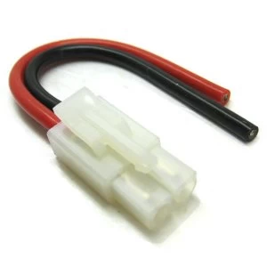 Image of Etronix Male Tamiya Connector With 10Cm 14Awg Silicone Wire