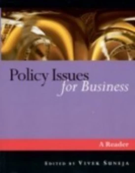 Image of Policy Issues for Business by Vivek Suneja Book