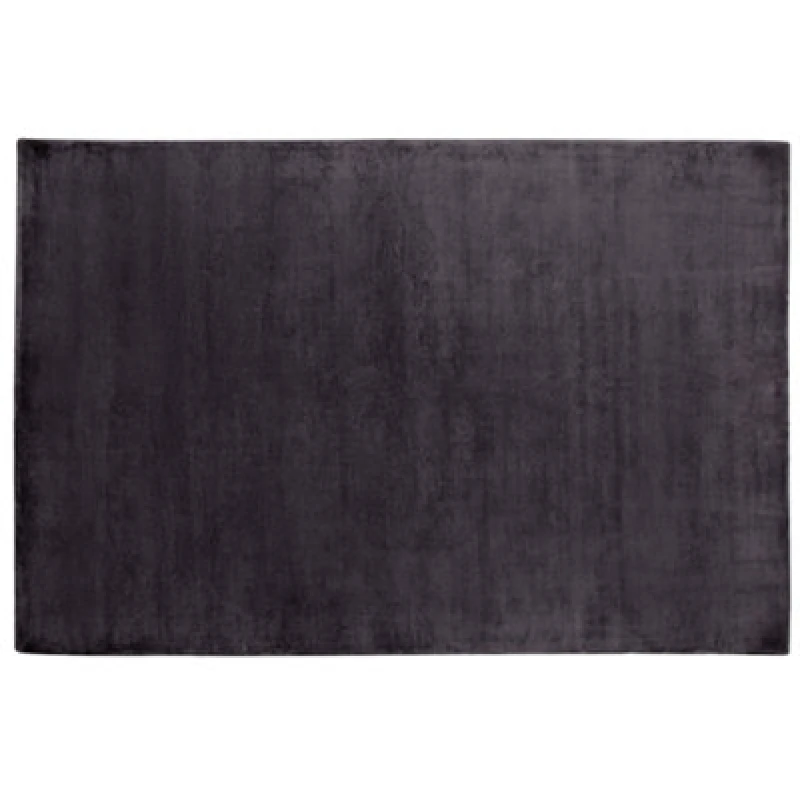 Image of Beliani Rug Gesi Ii Dark Grey 160 X 230 Cm Viscose