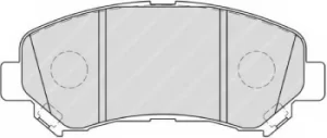 Image of Ferodo FDB4051 Brake Pad Set Front Axle Premier Car