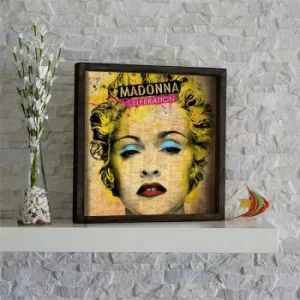 Image of KZM540 Multicolor Decorative Framed MDF Painting