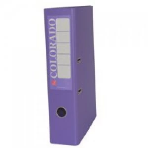 Image of Rexel Colorado Lever Arch File 80mm Foolscap Purple PK10