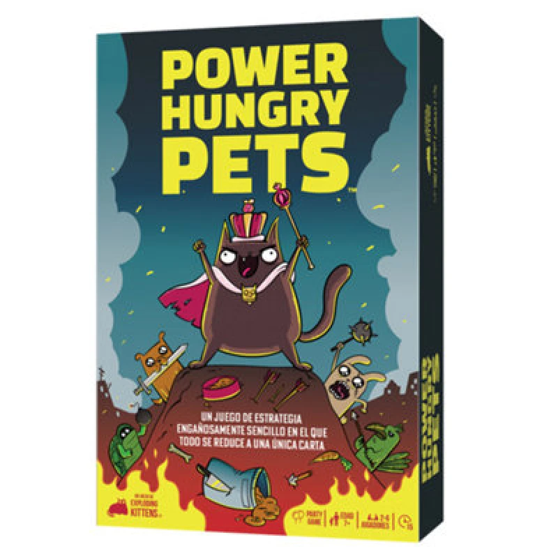 Image of Exploding Kittens Power Hungry Pets - Brand New And Sealed