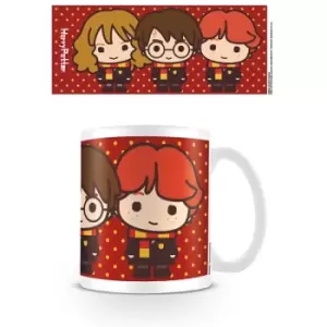 Image of Harry Potter - Harry Ron Hermione Chibi Mug