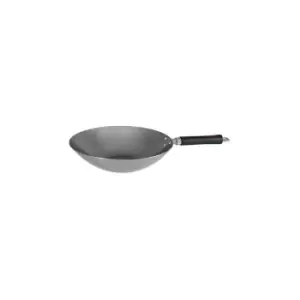 Image of Swift Spice 30cm Professional Carbon Steel Wok With Phenolic Stay Cool Handle - Dexam