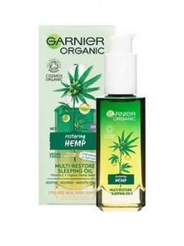 Image of Garnier Garnier Organic Hemp Multi-Restore Facial Sleeping Oil 30Ml