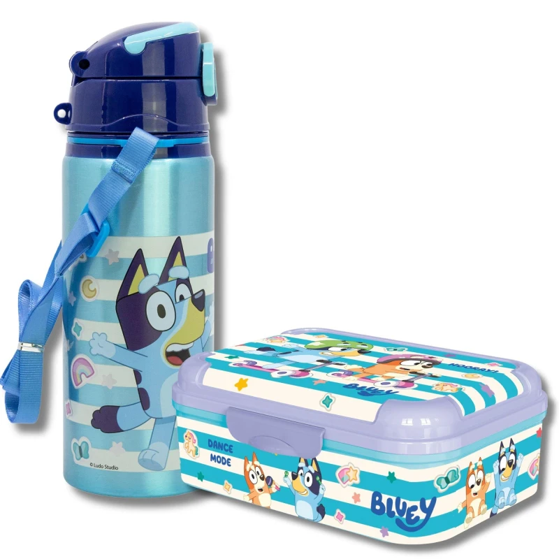 Image of Bluey Bluey Packed Lunch Set Blue unisex 97236