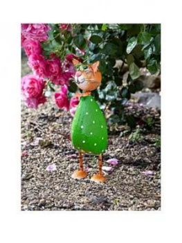 Image of Smart Solar Spangle Cat Garden Ornament