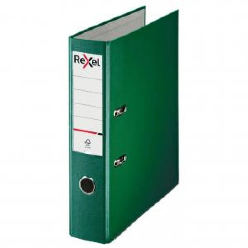 Image of Rexel Lever Arch File Polypropylene ECO A4 75mm Green Pack 10 EXR86934XX