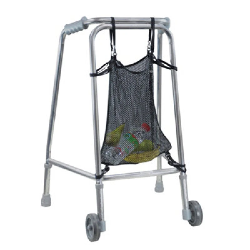 Image of Loops Walking Frame Net Bag - Six Secure Straps - Easy to Fit Walking Aid Carry Bag Multi