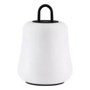 Image of Durham Outdoor Portable Lamp Black Aluminium LED 2W 210Lm 3000K 3,7 Volt IP54 Switched / usb Wire - Merano