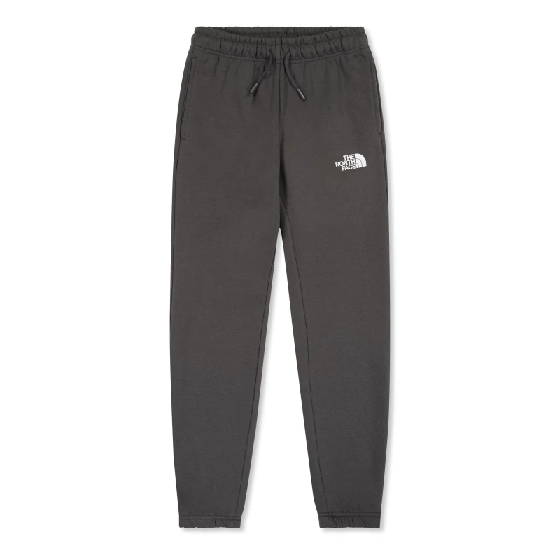 Image of The North Face Tapered Closed Hem Fleece Jogging Bottoms Junior Anthracite Grey unisex M